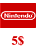 گیفت کارت 5 دلاری نینتندو امریکا Nintendo E Shop