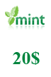 کارت 20 دلاری مینت